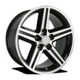 thumbnail image 1 of OE Creations Aluminum Rim PR148 16X8in Gloss Black Machined Finish, 148B-68610, 1 of 2