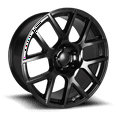 thumbnail image 1 of OE Creations Aluminum Rim PR163 20X9in Satin Black Finish, 163SB-299020, 1 of 2
