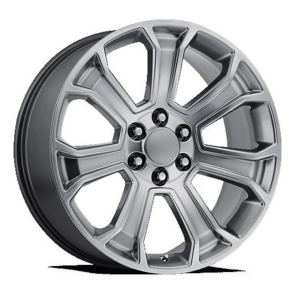 OE Creations Aluminum Rim PR166 22X9in Hyper Silver Finish, 166H-2295824