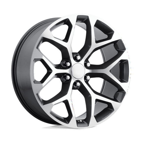 OE Creations Aluminum Rim PR176 22X9in Gunmetal Machined Finish, 176GM-2295824
