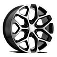 thumbnail image 1 of OE Creations Aluminum Rim PR176 26X10in Gloss Black Machined Finish, 176BM-2615824, 1 of 2