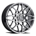 thumbnail image 1 of OE Creations Aluminum Rim PR178 20X10in Hyper Silver Finish, 178H-216548, 1 of 2
