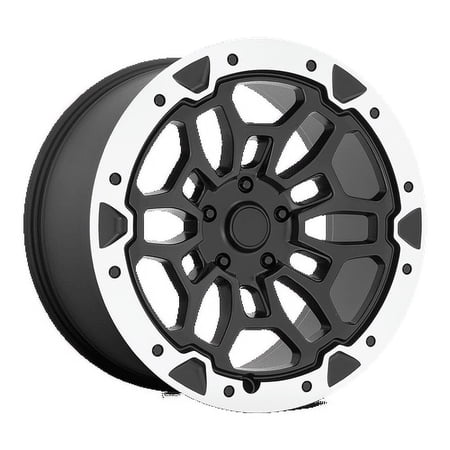 OE Creations Aluminum Rim PR215 22X10in Matte Black Machined Finish, 215BM-2215819