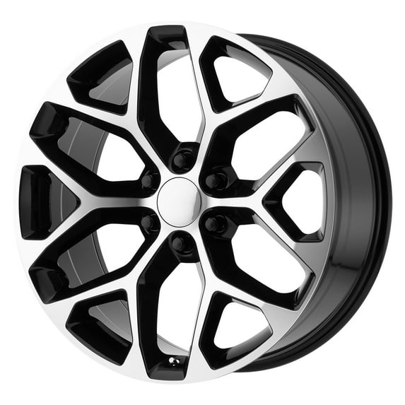 OE Creations Pr176 20X9 6X139.70 Gloss Black Machined (24 Mm) Wheel Rim