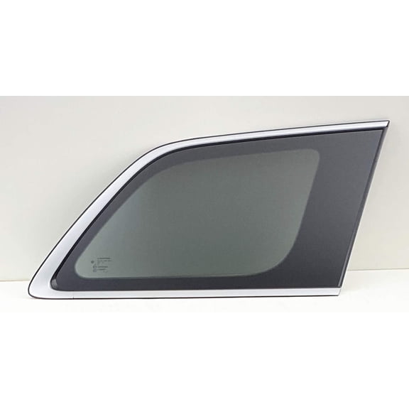 OE Platinum Moulding Style Privacy Passenger Right Side Quarter Window Glass Compatible with Jeep Grand Cherokee 2017-2021 / Grand Cherokee WK 2022 Models (Not For Cherokee or Grand Cherokee L)