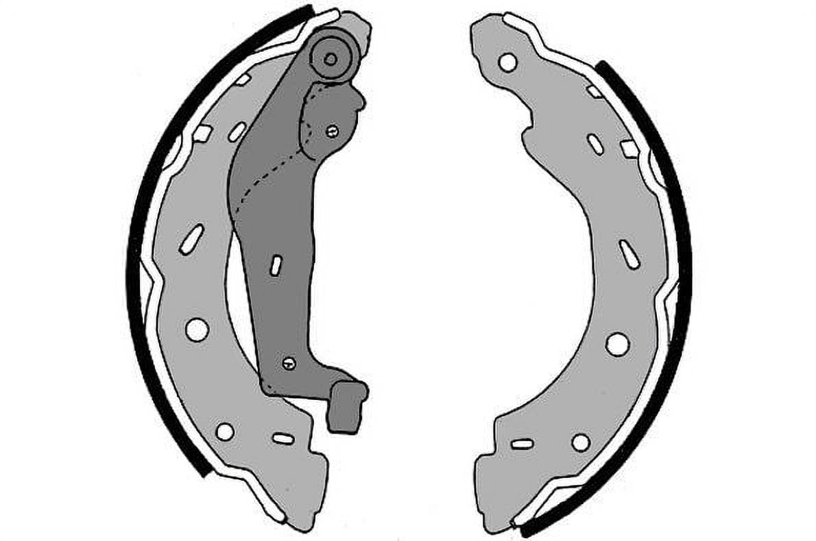 OE Replacement for 20082014 Smart Fortwo Rear Drum Brake Shoe Kit