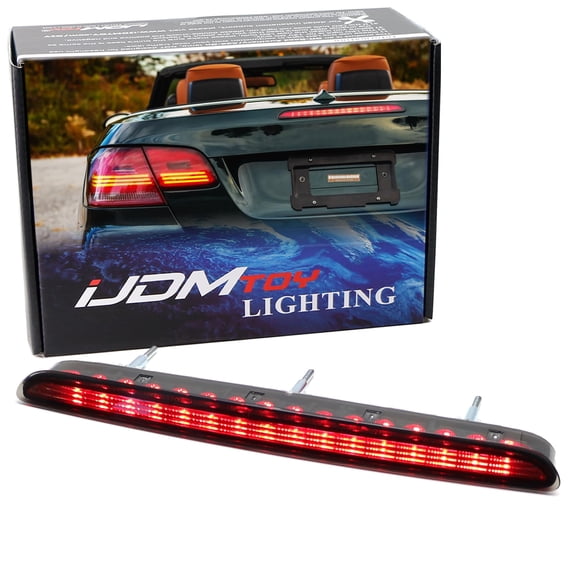 OE-Spec Black-Out Smoked Lens Full LED Trunk Lid Third Brake Light Bar Assembly For BMW 2010-2013 E93 3 Seies Convertible ONLY