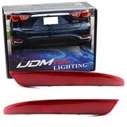 OE-Spec Red Lens Rear Bumper Reflector Replacements For Infiniti 2016-2020 QX60 SUV