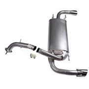 OE Style Dual Outet Muffler W Chrome Tips For 10-2013 Mazda 3 Turbo L3P1-40-100B