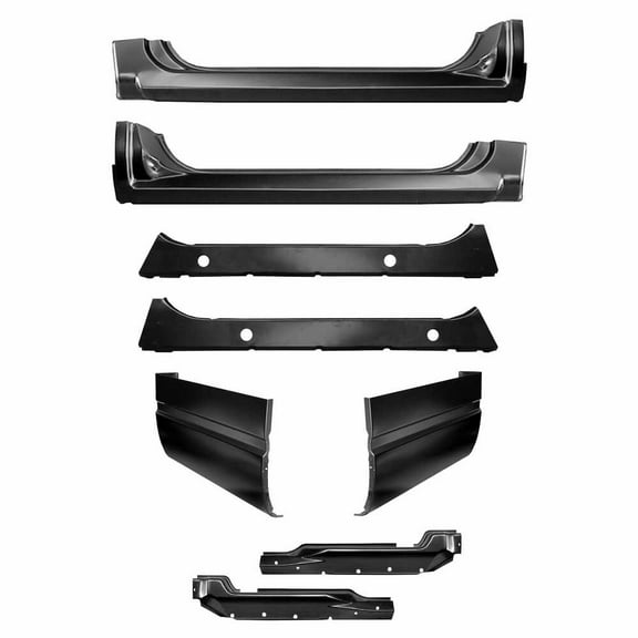 OE Style Rocker Panel Extended Cab Corner with Inners Kit. Fits 88-02 Chevrolet Pickup Truck CK, 88-02 GMC Pickup Truck CK