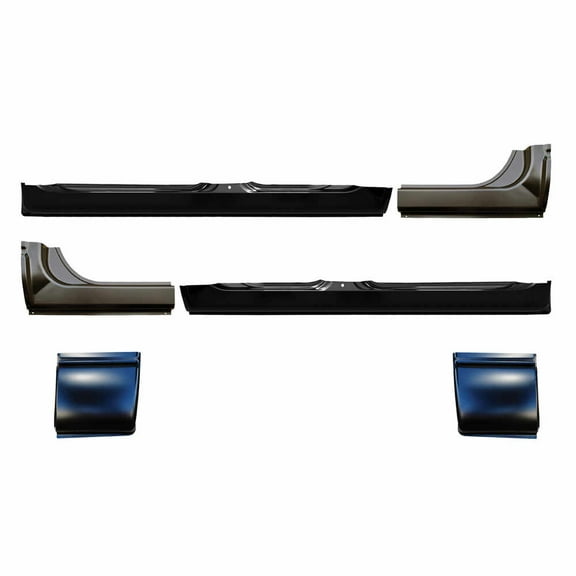 OE Style Rocker Panel with Extention & Cab Corner Kit. Fits 06-08 Dodge Ram 1500 Pickup Truck Mega Cab, 06-09 Dodge Ram 2500 Pickup Truck Mega Cab, 06-09 Dodge Ram 3500 Pickup Truck Mega Cab