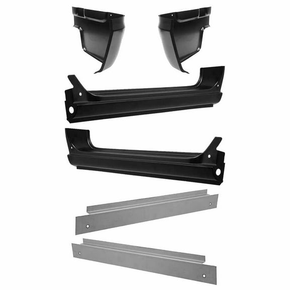 OE Style Rocker Panel & Inner Rocker & Cab Corner Kit. Fits 67-72 Chevrolet Pickup Truck CK, 67-72 GMC Pickup Truck CK