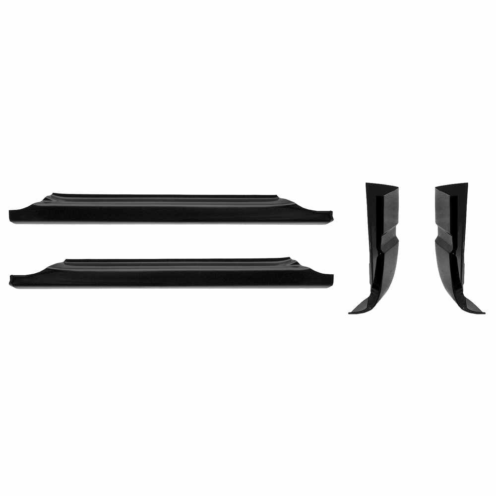 07-13 Chevy Silverado GMC Sierra OE Style Rocker Panel Cab Corner Kit Crew Cab