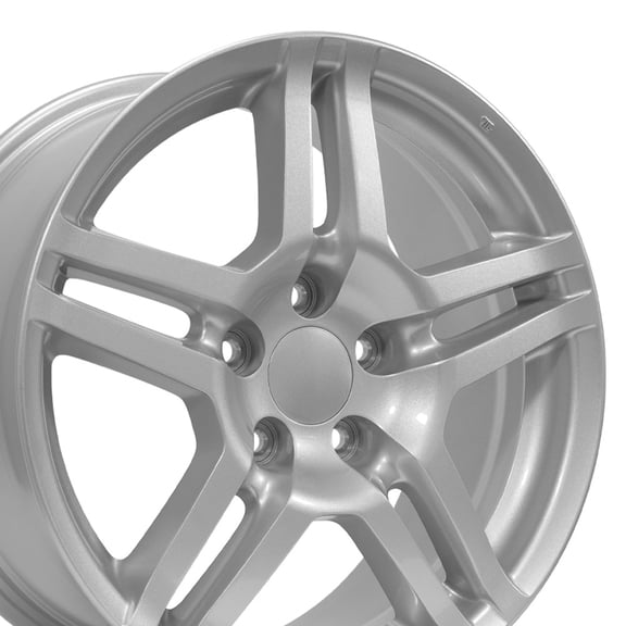 OE Wheels AC04 17 Inch Rims Fit TL Style 5x114.3 17x8 Gloss Silver - Hollander 71762 (Set of 4)