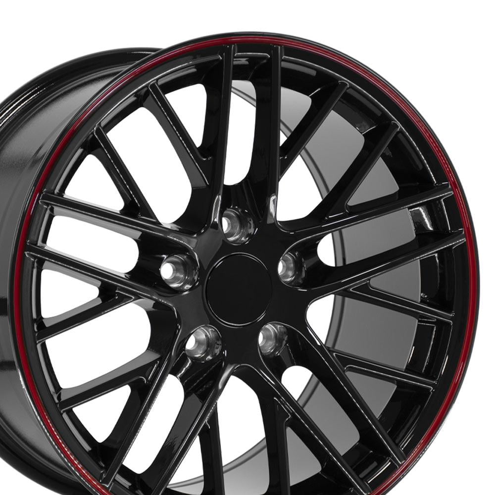 Specific Rim OE Wheels CV08 17 Inch Rims Fit Corvette C6 ZR1 Style 5x120.65 17x9.5 ...