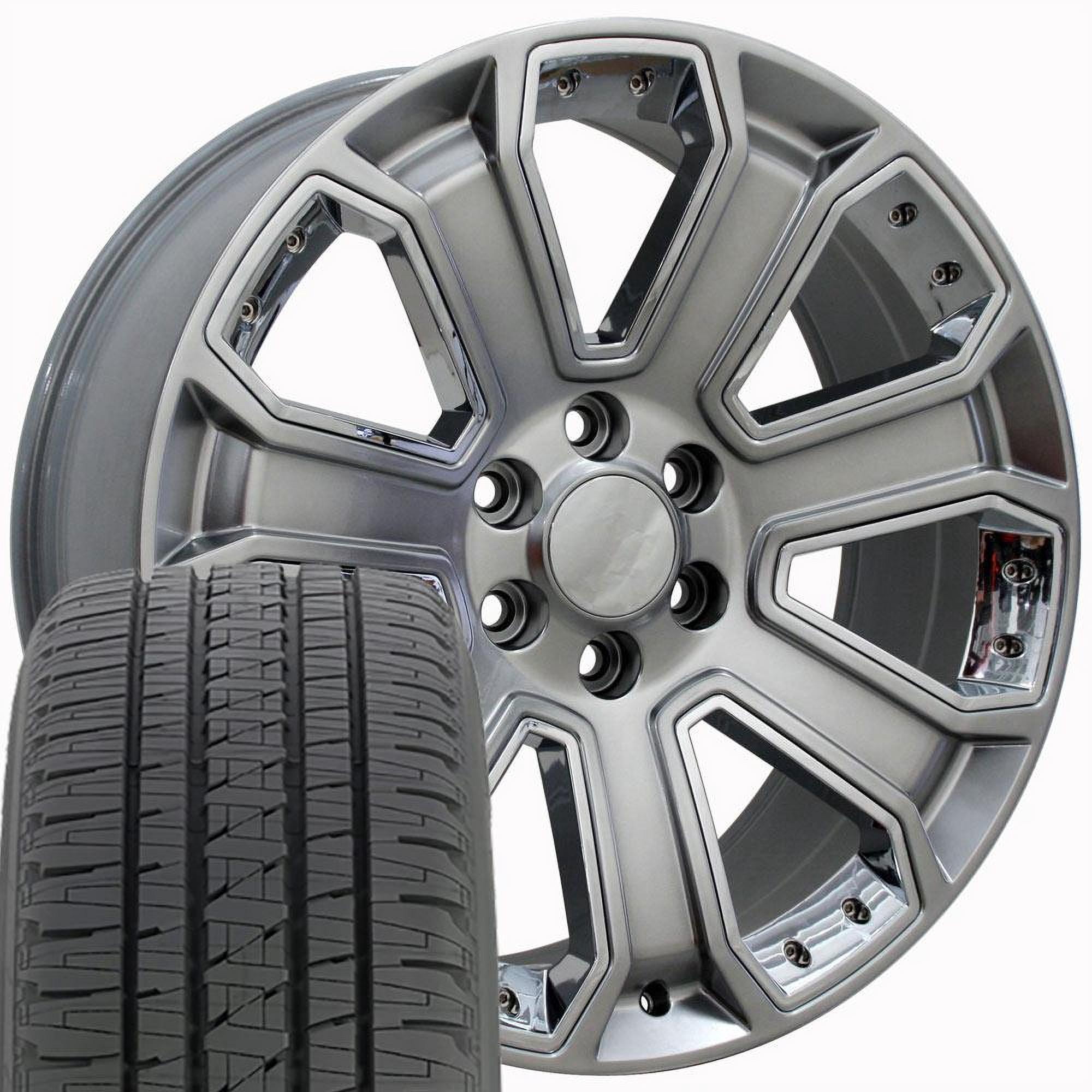 20 inch Hyper 5661 Rims & Bridgestone Tires Fit Chevy Silverado Tahoe ...