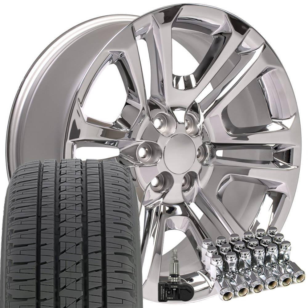 Specific Rim OE Wheels CV99 22 Inch Rims and Tires Fit Sierra 1500 Style 6x139.7 ...