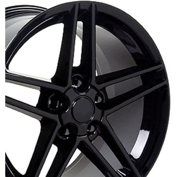 OE Wheels LLC 18 inch Rim Fits Corvette - C6 Z06 Wheel CV07A 18x9.5 Black Wheel