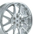 thumbnail image 1 of OE Wheels CA12 20 Inch Rims Fit SRX Style 6x120 20x8 Polished - Hollander 4709 (Set of 4), 1 of 5