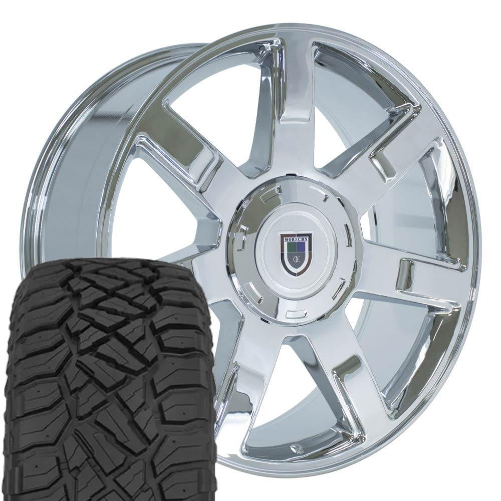 OE Wheels CA80 22 Inch Rims and Tires Fit Escalade Style 6x139.7 22x9 ...
