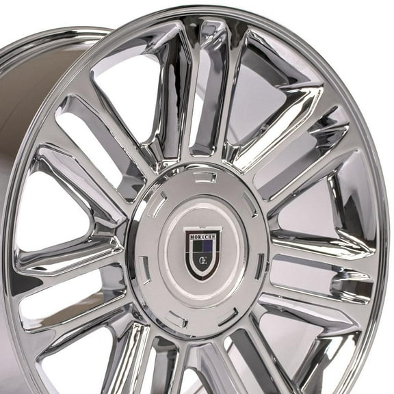 OE Wheels CA83 22 Inch Rims Fit Escalade Style 6x139.7 22x9 Chrome - Hollander 5358 (Set of 4)