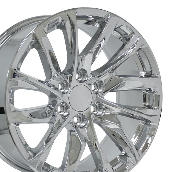 OE Wheels CA90 20 Inch Rim Fits Escalade Style 6x139.7 20x9 Chrome - Hollander 4875 (1)