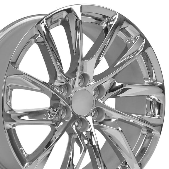 Set(4) OE Wheels CA90 22x9 Chrome Rims 6x139.7 28ET