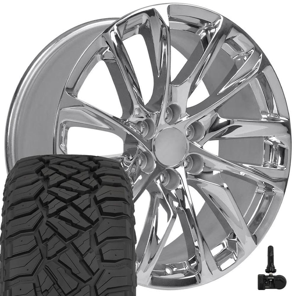 OE Wheels CA90 22 Inch Rims and Tires Fit Escalade Style 6x139.7 22x9 ...
