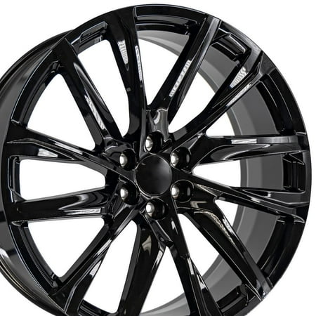 Set(4) OE Wheels CA90 26x10 Gloss Black Rims 6x139.7 28ET