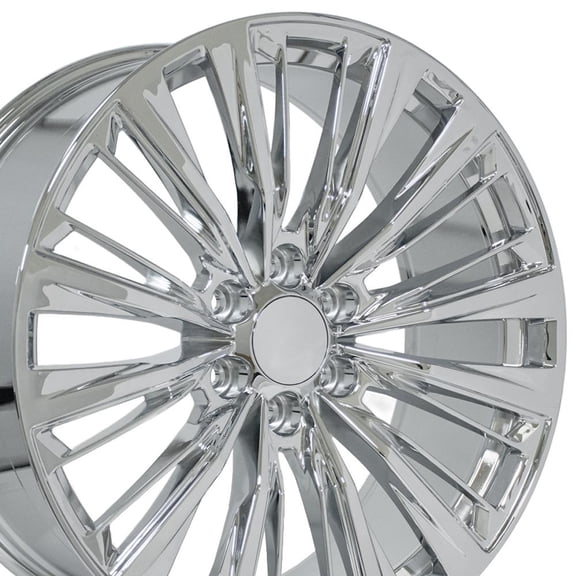 OE Wheels CA93 22 Inch Rims Fit Escalade-V Series Style 6x139.7 22x9 Chrome - Hollander 4882 (Set of 4)
