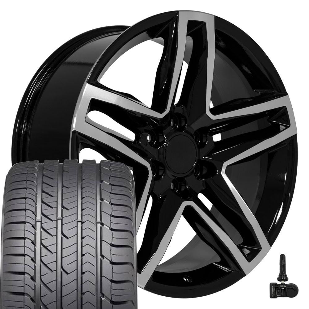 OE Wheels CV34 22 Inch Rims and Tires Fit Silverado 1500 Trail Boss ...