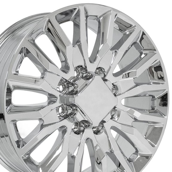 Set(4) OE Wheels CV59B 22x8.5 Chrome Rims 8x180 44ET