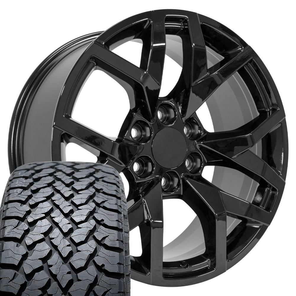 OE Wheels CV66 22 Inch Rims and Tires Fit Suburban 1500 Z71 Style 6x139 ...