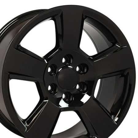 Set(4) OE Wheels CV76 20x9 Gloss Black Rims 6x139.7 27ET