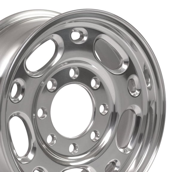 OE Wheels CV82 16 Inch Rim Fits Suburban 2500 Style 8x165.1 16x6.5 Polished - Hollander 5079 (1)