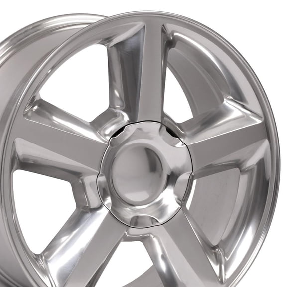 OE Wheels CV83 20 Inch Rims Fit Tahoe Style 6x139.7 20x8.5 Polished - Hollander 5308 (Set of 4)