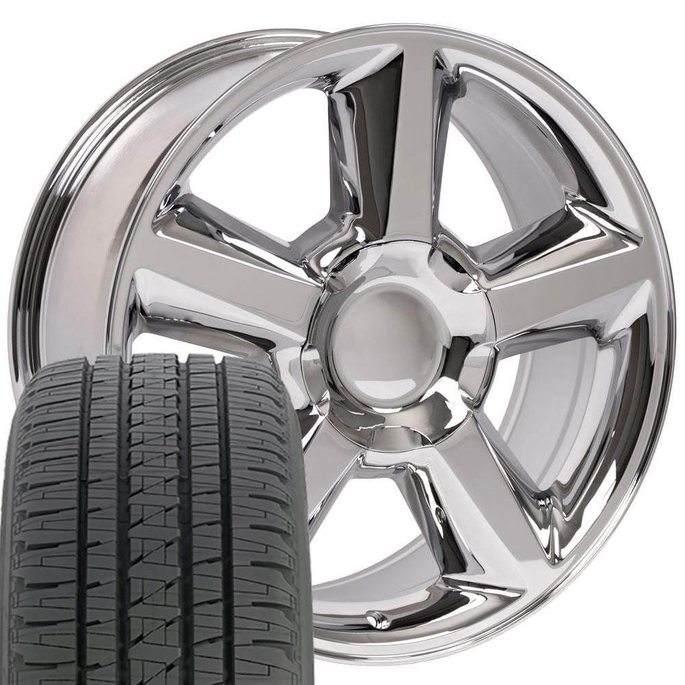 OE Wheels CV83 20 Inch Rims and Tires Fit Tahoe Style 6x139.7 20x8.5 ...
