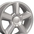 thumbnail image 1 of OE Wheels CV83 20 Inch Rim Fits Tahoe Style 6x139.7 20x8.5 Gloss Silver - Hollander 5308 (1), 1 of 5