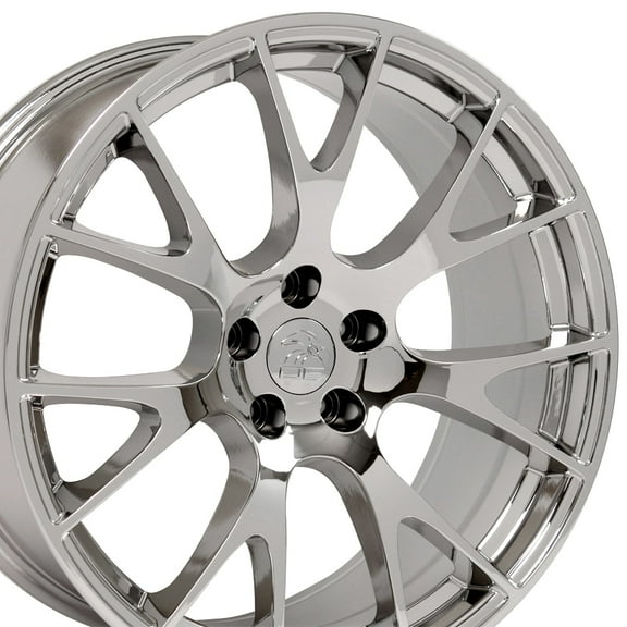 OE Wheels DG15 20 Inch Rims Fit Hellcat Style 5x115 20x9 Chrome - Hollander 2528 (Set of 4)