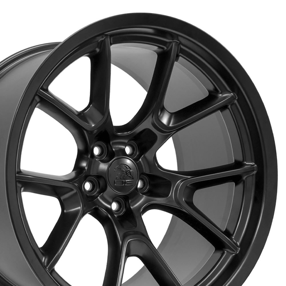 Dc 20 Inch Rims 20X11 Satin Black 10369 Rims Set Fit Dodge Charger Challenger Wide Body ...