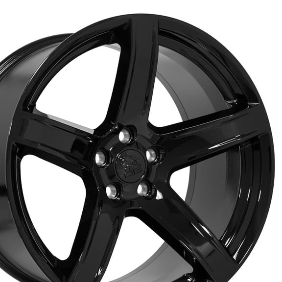 OE Wheels DG22 20 Inch Rims Fit Charger/Challenger SRT Hellcat Style 5x115 20x10.5 Gloss Black - Hollander 2640 (Set of 4)