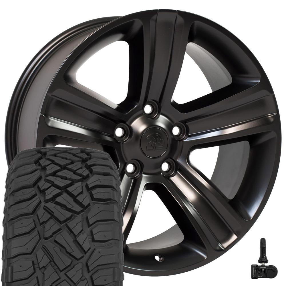 20 Inch Rams OE Wheels DG65 20 Inch Rims and Tires Fit Ram 1500 Style 5x139.7 20x9 ...