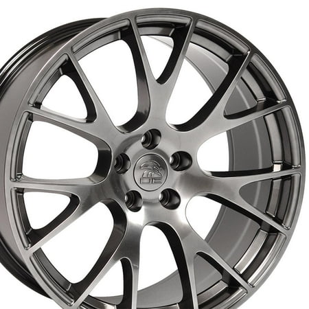 Set(4) OE Wheels DG69 22x10 Gloss Hyper Black Rims 5x139.7 25ET