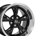 thumbnail image 1 of OE Wheels FR01 17 Inch Rims Fit Mustang Bullitt Style 5x114.3 17x8 / 17x10.5 Gloss Black Machined Lip - Hollander 3448 (Set of 4), 1 of 5