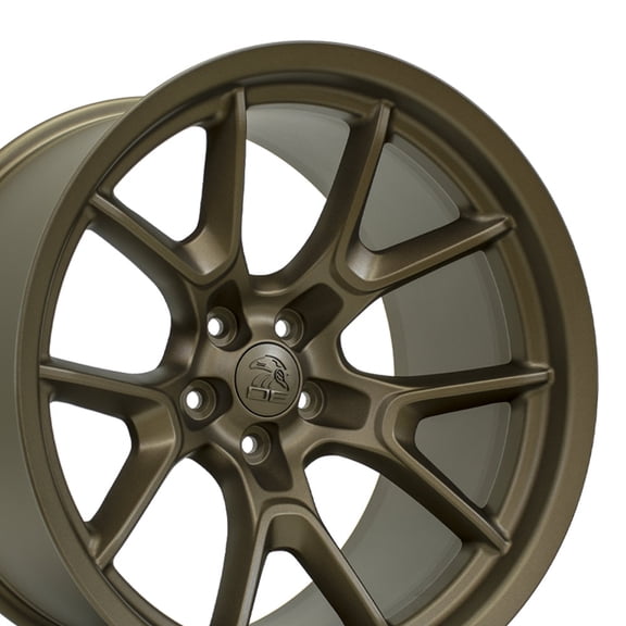 OE Wheels DG21 20 Inch Rims Fit Challenger 50th Anniversary Style 5x115 20x10 / 20x11 Satin Bronze - Hollander 10369 (Set of 4)