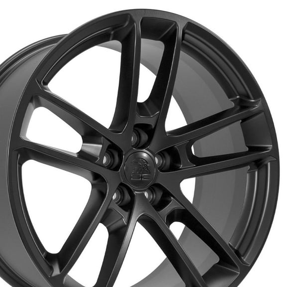 OE Wheels DG23 20 Inch Rims Fit Charger/Challenger SRT Hellcat Style 5x115 20x9 Satin Black - Hollander 2718 (Set of 4)