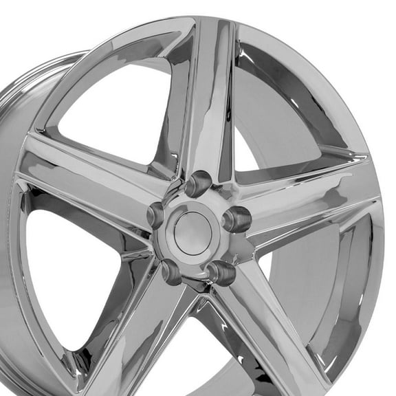 OE Wheels JP06 20 Inch Rims Fit Grand Cherokee Style 5x127 20x9 Chrome - Hollander 9082 (Set of 4)