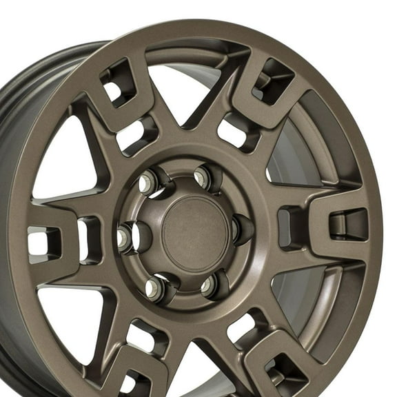 OE Wheels TY16 17 Inch Rims Fit 4Runner TRD Style 6x139.7 17x7 Satin Bronze - Hollander 75167 (Set of 4)