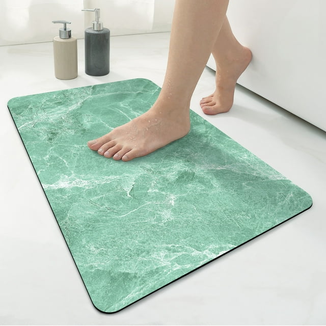 OEAKAY Bathroom Mat, Quick Dry Absorbent Bathmat, UltraThin Low