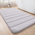 thumbnail image 1 of OEAKAY Bathroom Rug, Ultra Soft Absorbent Bath Rug for Bathroom, Premium Microfiber Shag Bath Mat, Non-Slip Bath Rug Machine Washable (24"x43", White), 1 of 8
